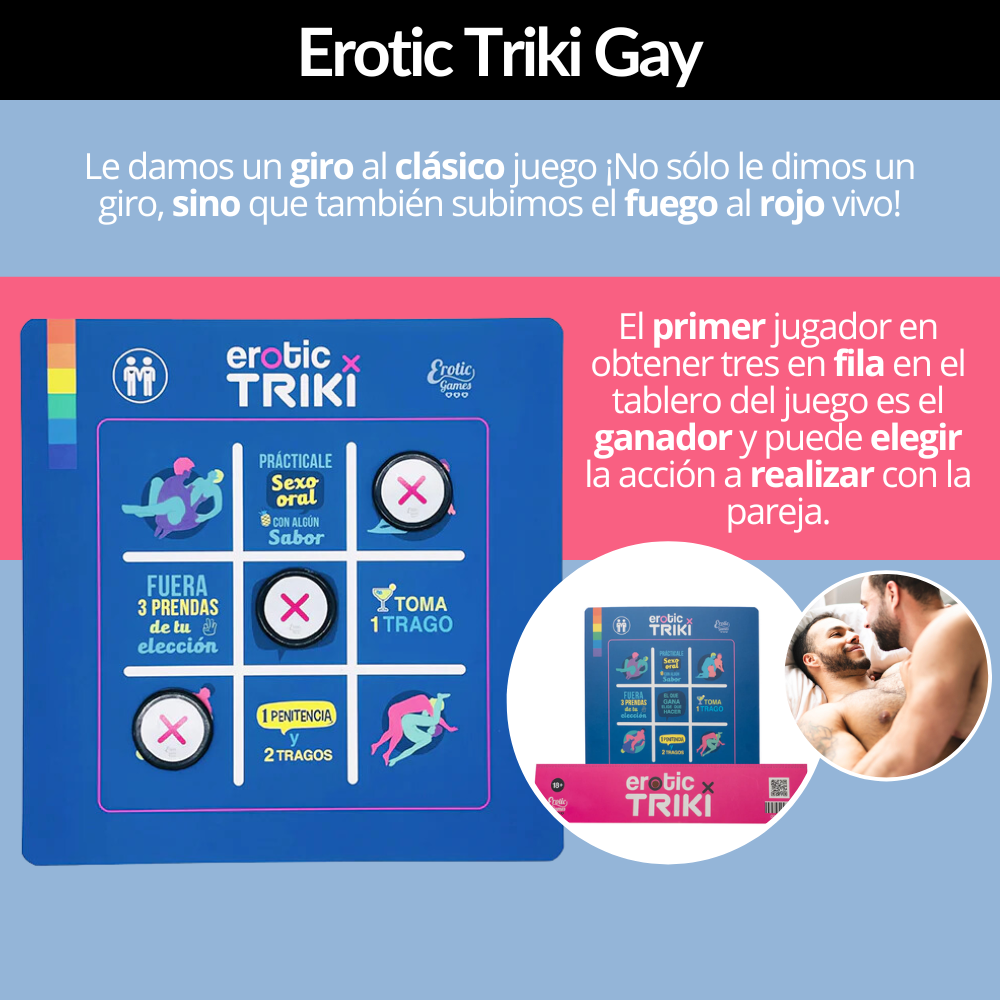 Juego Mesa Erótico Triki Gay JUE020